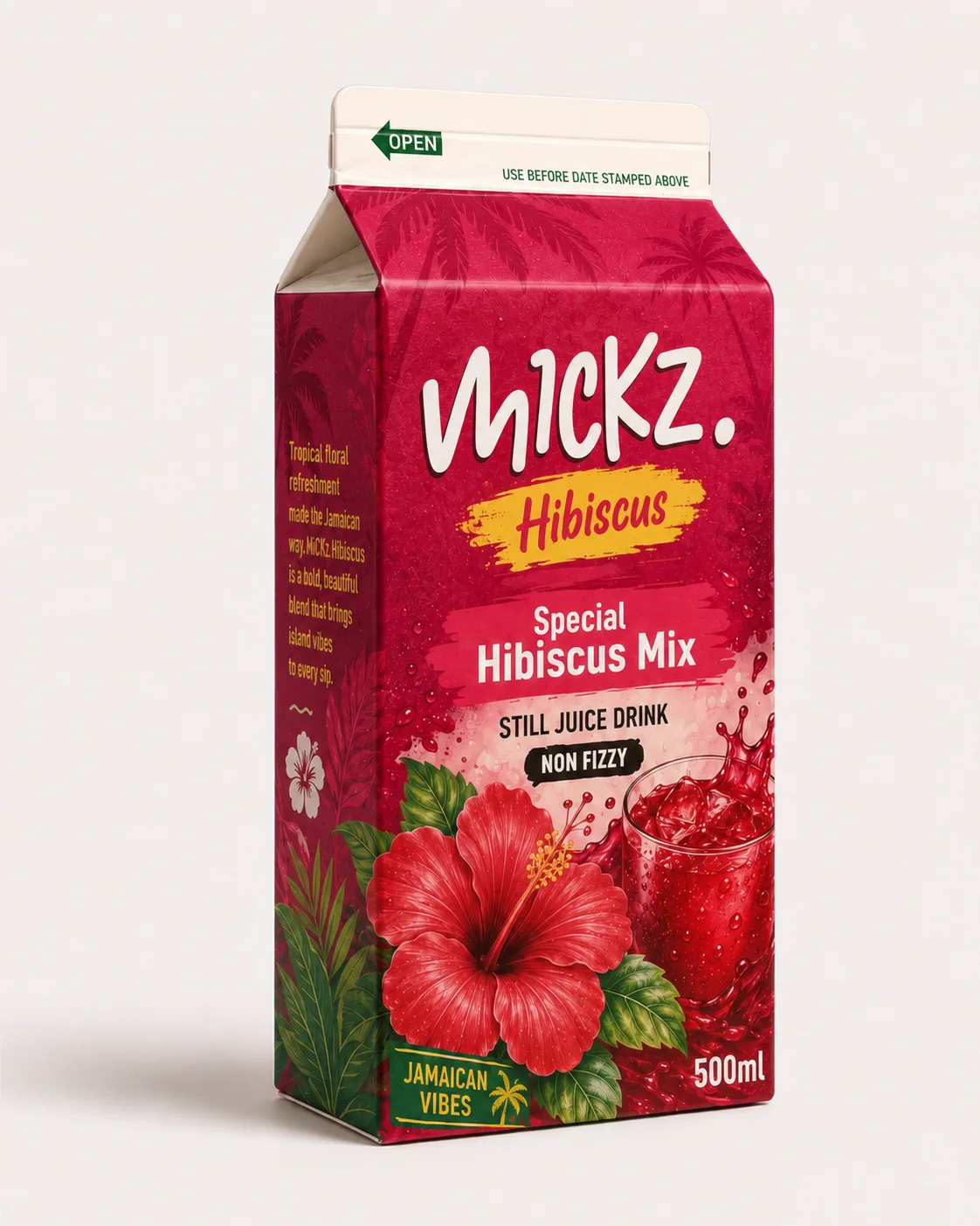 Bottle of MiCKz Hibiscus